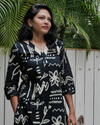 Black kurti with pant
