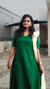 Maragatham A-line kurti with dupatta